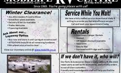 *New & Used Sales * Trades Welcome * Rentals * Parts & Accessories * Service *
 
Mobilife is a family owned and operated company, with an A+ rating from the Better Business Bureau and a proud member of RV Care. Providing excellent products and services