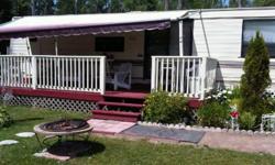 1993 GLENDALE GOLDEN FALCON PARK MODEL 36 FOOT TRAILER FOR SALE. GREAT CONDITION -EVERYTHING IN GOOD WORKING ORDER. PERMANENTLY PARKED AT DUTRISAC CAMP AND COTTAGES IN STURGEON FALLS ONTARIO. GARDEN SHED, GAZEBO, BBQ, AND ALL FURNITURE INCLUDED.
ASKING