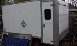 Trailer - Tandem  with Electric Lift Gate    and roll up rear door .....door opening size...height  73"...opening width..81" ....TRAILER .. size  14' long by 92"  wide by 80 " high   (inside measurements )   ...has 2 windows  ...interior lights...inside