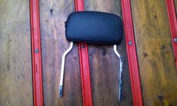 Triumph passenger backrest off my 07 Speedmaster. Will Fit accessory brackets for america, bonneville, scrambler, etc.