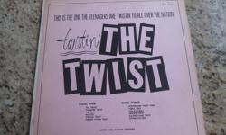 Twistin The Twist by The Harlem Twisters - rare 1960s album on Trans World Records is scratch-free and in nice shape. Features 12 songs from the early 1960s, most of them about twisting :-)
Asking only $12 for this rare LP, would make a nice addition to