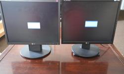 I have two 17' computer monitors, one is L1751 the other L1752.
Both in excellent condition, working well.
Price is $10 each or $20 for two.
Ideal for dual-monitor setup or a desktop monitor for your laptop or whatever other usage you can have.