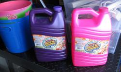 two 4 litre Super Mircle Bubbles, great for all occasions