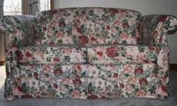 Two matching loveseats, MINT condition, used only for visitors on special occasions at (you guessed it. . . ) grandma's house!
Custom made, upgraded materials and fabric.
60" (l) x 39"(w) x 33" (h)
We'll even throw in the slip covers!
Will sell as set or