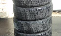 P185/65/R14 85S Uniroyal Tiger Paw winter tires on 4 bolt black rims. Used 2000km with lots of tread left. Came off a Chev Optra. This ad was posted with the Kijiji Classifieds app.