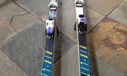 Sidewall construction. Complete with quality bindings. Very fast skis for the advanced skier. Hardly used.