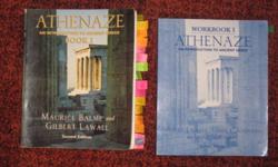 Hi there, getting rid of a few books!
 Athenaze Vol.2 Book I and Workbook I is $45, Earth Systems History Vol.3 is $40, Psychology is $15, Perspectives in Sociology Vol.4 is $30, Canadian Criminal Justice Today Vol.2 is $50, and Criminology: A Canadian