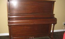 I was given an upright piano and need to make room for a renovation. You move it you get it! It took 4 guys to get it in, there are 5 stairs to get it down out the front door. Solid wood, beautiful piece of furniture, great to learn on, needs tuning.