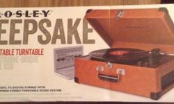Crosley you keepsake portable turntable convert vinyl records to digital usb