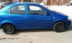 Make
Chevrolet
Year
2006
Colour
Blue
Trans
Manual
kms
202000
Great highway commuter. Set of summer and winter tires on separate rims. Manual transmission, no options. Regular maintenance throughout. CD player.
