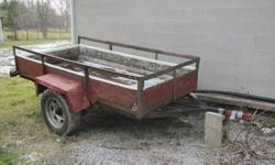 I am selling a 4x8 trailer. It works and functions ok but could use some cosmetic work.
 
$300 obo