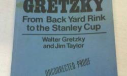 This is was never availible to the public and no more than 25 were sent out to media sources.
 
You're looking at rare UNPUBLISHED UNCORRECTED ADVANCED PREVIEW COPY of Walter Gretzky and Jim Taylor's book.
 
"Gretzky, From the backyard rink to the Stanley