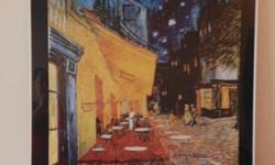 Print of Van Gogh`s Starry Night painting.
35.5 X 45