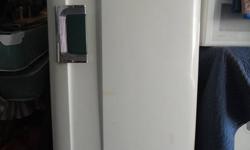 Price reduced.
 
It's a 1950 era International Harvester fridge.  That's right, the same people that manufactured trucks and tractors also manufactured (or in their words "femineered") refrigerators!  It's in very good condition complete with all emblems