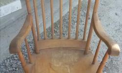 This chair has travelled with me for 45 years and needs some love. It is in great shape overall however due to dry conditions a few of the wood connections have separated - if you have worked with vintage solid wood before you know this is normal, so it