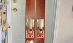 I have for sale a set of vintage wooden water skis. Perhaps you can use them or display them. If you want them, their yours for $15.00. Call me @ 519 759-5677.