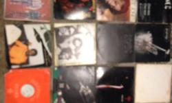 I have 139 vinyl records for sale please look at the pics all the records are on the pics. I have 115 in original cases. 20 without cases. And 4 mini vinyl records. Shoot me a reasonable price for all of them. Or I would sell by piece if the price offered