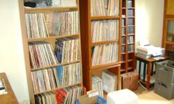 Have a pretty good assortment of records for sale. See pic #1 - the shelf to the left contains mainly Rock from the late 70's through the 80's and these records are for the most part in near mint condition both sleeve and record and they are all $2.00
