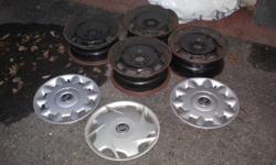 Volvo Winter Rims. Fit 850 and S70 / V70 / C70. Three wheel covers included!