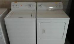 All reconditioned Kenmore washer dryer set all clean and quiet and in really good condition delivery possible it's about 5 years old