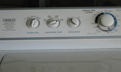 Washing Machine, white, Maytag made,
 
top loading, 3 years old, in very good condition.