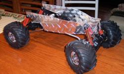 Wheely King Mud Thrasher Tire Rim set set Never run $40 obo
Wheely King Body new in bag $20
Used 5" Crawler  tires Tamiya rims with axial tires $35 tires are Ghetto Locked internally with zip ties front tires are weighted they work awesome