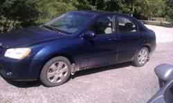 Make
Kia
Model
Spectra
Year
2006
Colour
blue
kms
1234
Trans
Automatic
2006 KIA spectra can be used for a parts car or fixed as it was pulled off the road because i blew a transition cooler line
engine runs and it has lots of good parts but has rust (not