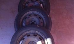 Four 185 65 R15 tires on steel rims. Rims are 8 years old and tires only have 4 months on them. Tires are studded. Used on a vw jetta which we no longer have.
$200 obo.
This ad was posted with the Kijiji Classifieds app.