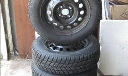 Quality Hankook I-Pike 185/65R 14 RCO1 winter tires on new rims
Only used 1 season
Approximately 2000 kilometers
Off of 2008 Hyundai Accent
Selling because I bought a new car