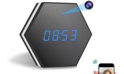 Wireless Wifi IP 1080P HD Premium Hexagon Shape Clock Camera Hidden Home Security Network DVR Motion Detection, Night Vision, IOS or Android
Specifications:
-Lens:OV9712 ,180 degrees Wide Angle,12mp
-Video resolution: HD 1080p/720p/640p/320p
-Video
