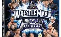 Wrestlemania 25 2-disc set features Matt Hardy v Jeff Hardy, Triple H v Randy Orton and Pro Wrestling Insider's Match of the Year, Shawn Michaels v The Undertaker, among others. Bonus features include untelevised Lumberjack match for the Unified Tag Team