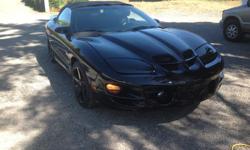 Make
Pontiac
Model
Firebird Trans Am
Year
2000
Colour
Black on black
Trans
Automatic
WS6 model Black on black, very clean car, new top, fast and fun....see pics