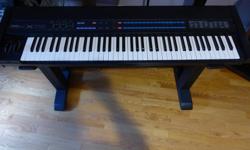 Vintage Yamaha Midi Controller Keyboard Model KX76
76 non-weighted keys, with velocity & after touch
Further info available online.
Built like a tank. Heavy.
Used only in home studio.
In excellent shape.
Include sturdy home-made wood stand.
Asking $220 or