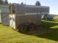 1990 Gooseneck two horse McBride Horse trailer