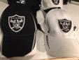 3 different Raiders Ball caps and BMW ball cap 15 dollars each,
