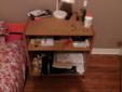 A nightstand/shelving unit