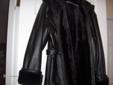 Absolutely Beautiful Black Leather Coat By Wilson Leather