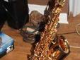 Alto Saxophone with stand