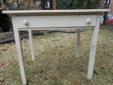 ANTIQUE VINTAGE RUSTIC PRIMITIVE SHABBY CHIC DESK TABLE WITH DRAWER