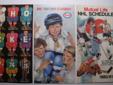Assorted NHL Schedules 70's & 80's