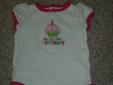 BABY'S FIRST BIRTHDAY carters onesie