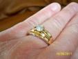 Beautiful Engagement Ring and Wedding Band Set