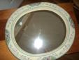Beautiful Oval Mirror with Floral detail