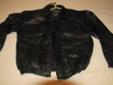 Black Motorcycle Leathers Jacket & Chaps
