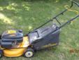 Cub Cadet Push Lawnmower is in very good condition
