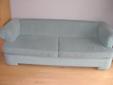 Custom colour Turquoise Full Size sofa Bed - very good condition