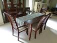Dining Room Set with Buffet & Hutch
