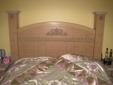 FANCY/STYLISH QUEEN BED WITH 2 SIDE TABLES - $1010