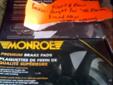 Front and rear brake pads new in box.