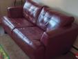 Genuine Leather sofa with love seat